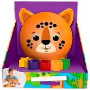 Brinquedo Educativo - Encaixe Formas - Oncinha Pintada - Elka