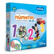 Quebra-Cabeça - 20 Peças - Disney - Montando os Números - Toyster