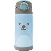 Garrafa Termica Infantil com Canudo GUMY 400ML AZUL Buba 12109