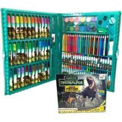 Kit Pintura Estojo 150 Peças Dino