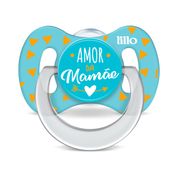 Chupeta Bico de Silicone Funny Amor 0m+ Azul - Lillo