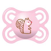 Chupeta Perfect Bico de Silicone 0m+ Rosa - MAM