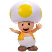 Super Mario - Boneco 7cm - Toad Amarelo - Candide