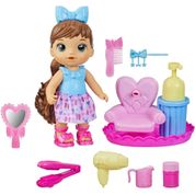 Baby Alive - Boneca Sudsy Styling - Morena F5113 - Hasbro