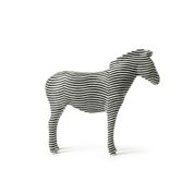 Escultura zebra em poliresina