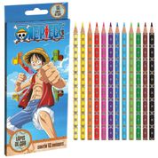 LAPIS DE COR ONE PIECE - 12 CORES - TRIS