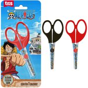 TESOURA ESCOLAR LÂMINA DECORADA - ONE PIECE - 13CM - TRIS