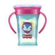 Copo de Treinamento 360 First Moments Rosa Candy 210 ml 6+M Fisher Price - BB1021X [Reembalado] BB1021X