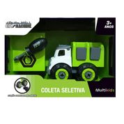 Caminhão de Coleta City Machine  19 Peças Multikids - BR1865OUT [Reembalado] BR1865OUT