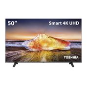 Smart TV 50" 4K Toshiba DLED Dolby Áudio VIDAA com Espelhamento de Tela e WIfi - TB022MOUT [Reembalado] TB022MOUT