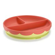 Prato de Silicone com Divisória e Ventosa Yummy! Coral Fisher-Price - BB1190OUT [Reembalado] BB1190OUT