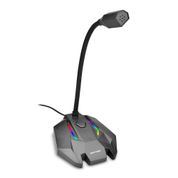 Microfone Gamer USB Com LED Multi - PH363OUT [Reembalado] PH363OUT