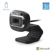 Webcam Lifecam Microsoft Hd 720p 30fps Microfone Com Redução de Ruído Tecnologia Truecolor Usb - T3H00011OUT [Reembalado] T3H00011OUT