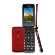 Celular Flip Vita Multilaser Dual Chip MP3 vermelho - P9021OUT [Reembalado] P9021OUT