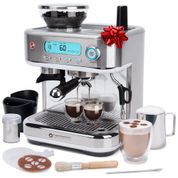 Máquina de Café Expresso EspressoWorks 15 Bar com Vaporizador Embutido, 110V 1350W Prata