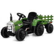 Carro Elétrico Infantil 1 Assento com Controle Remoto, 3 Marchas, USB e Luzes LED, 12V, Costzon, Verde