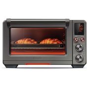 Forno Elétrico em Aço Inoxidável 5,6L com 13 Funções Predefinidas e Display LED, 110V 1800W, Breville, Preto