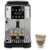 Máquina de Café Expresso Automática com Espuma de Leite Manual e Desligamento Automático, 110V 1250W, De Longhi Magnifica Start, Prata