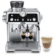 Máquina de Café Expresso em Aço Inoxidável com Capacidade de 1,3L e Moedor de Rebarbas Integrado, 110V 1450W, De Longhi Specialist Prestigio EC9355M,