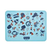 Jogo Americano de Silicone Estampado Yummy! Azul Fisher-Price - BB1195 BB1195