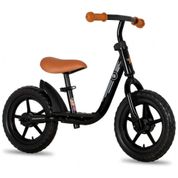 Bicicleta Infantil com Apoio para os Pés e Pneu sem Ar, 2 anos, JOYSTAR, Preto