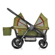 Carrinho de Bebê Pivot Xplore Duplo para Passeio com Rodas Off Road, EVENFLO 19132264, Verde