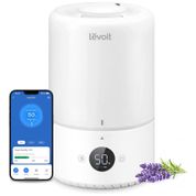 Umidificador Ultrassônico Portátil 3L até 25H, Área até 26 m2, 110v, LEVOIT Dual 200S, Branco