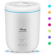 Umidificador Ultrassônico Portátil 2.2L até 11H, Área até 65 m2, 110v, GOLDFOX, Branco