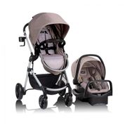 Bebê Conforto Evenflo Pivot Carrinho de Passeio para 2 a 15 kg, Arenito Bege