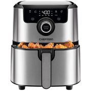 Fritadeira Elétrica Air Fryer 4.3L com Painel de Controle Digital, Temporizador e Desligamento Automático, 110V 1200W, CHEFMAN, Prata