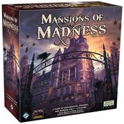 Jogo de Estratégia Mansions of Madness 2 Edição 1 a 5 Jogadores, Para Maiores de 14 Anos, FANTASY FLIGHT GAMES MAD20, Preto