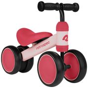 Bicicleta sem Pedal Infantil com 4 Rodas para Crianças de 1 a 4 Anos, RETROSPEC 4501, Rosa