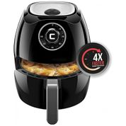 Air Fryer 6.1 Litros com Temporizador de 60 Min e Desligamento Automático, 110V 1700W, Chefman, Preta