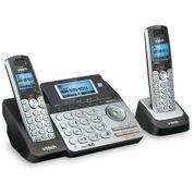 Telefone sem Fio 2 com 2Aparelhos 2 Linhas, VTECH DS6151 2, Prateado