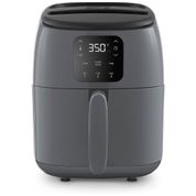 Fritadeira Elétrica AirFryer Digital, Capacidade 2.4L, 1000W 110v, DASH DCAF260GBGY02, Cinza escuro