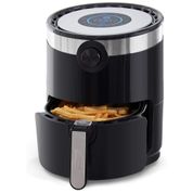 Fritadeira Elétrica AirFryer 2.8L com Painel Digital, 1200W, 110V, DASH DMAF360GBBK02, Preto