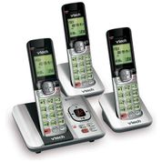 Telefone Sem Fio com Sistema de Atendimento, Chamada em Espera e Display com Luz de fundo, 3 Unidades, VTECH