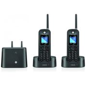 Telefone sem Fio, resistente à água e poeira IP67, 2 unidades, preto, MOTOROLA O212, Preto