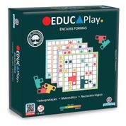 Jogo de Madeira Educativo Encaixa Formas - Polibrinq BDM22