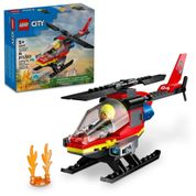 City Helicóptero Dos Bombeiros - Lego 60411