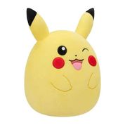 Pikachu Piscando Pelúcia Squishmallow 25 Cm - Sunny 003696