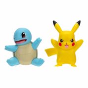 Squirtle E Pikachu Figuras Pokemon - Sunny 003422