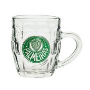 Caneca De Vidro Brasão Palmeiras 310ml Oficial