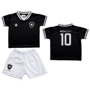 Conjunto Bebê Botafogo Uniforme Preto - Torcida Baby