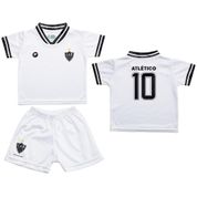 Conjunto Bebê Atlético MG Uniforme Branco - Torcida Baby