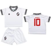 Conjunto Bebê Vasco Uniforme Branco - Torcida Baby