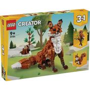 Lego Creator  3 Em 1 Animais da Floresta Raposa Vermelha 667 Peças - 31154