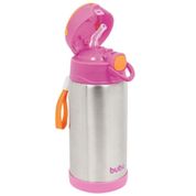 Copo Térmico Parede Dupla 400 ml Rosa Buba