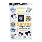 Cartela de Adesivos do Santos Oficial