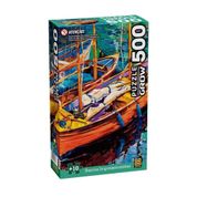 Quebra-Cabeça Barcos Impressionistas 500 Peças - Grow